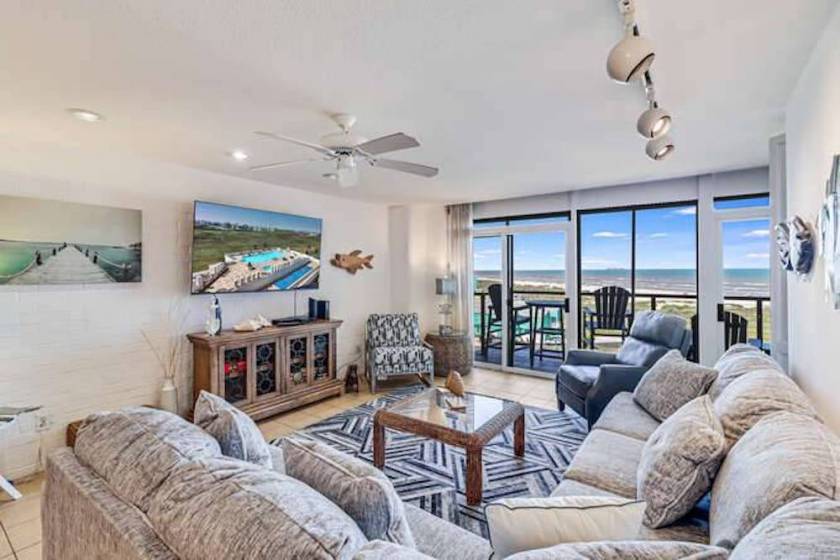 living room of Aransas Princess Condo