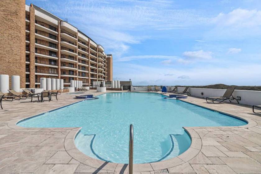 Pool at Aransas Princess condos