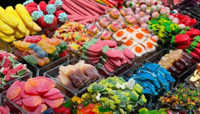Candy in a shop