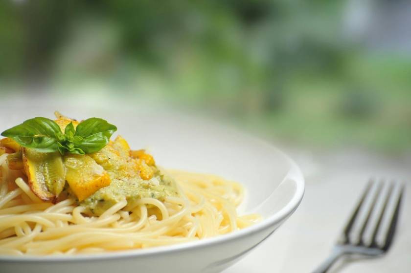 pasta dish on a plate